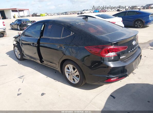 5NPD84LF9LH623593 2020 HYUNDAI ELANTRA Черный Задняя левая четверть