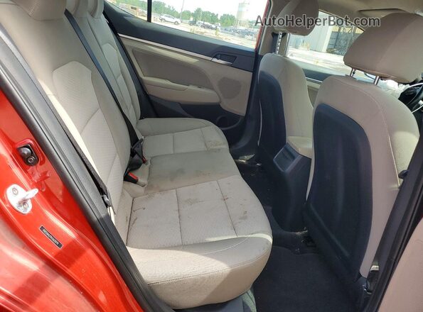 5NPD84LF9LH623979 2020 HYUNDAI ELANTRA Red Widok tylnych siedzeń