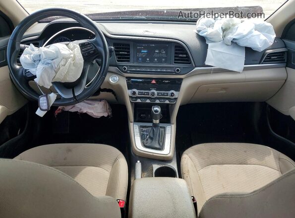 5NPD84LF9LH623979 2020 HYUNDAI ELANTRA Red Widok deski rozdzielczej