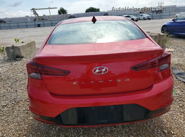 5NPD84LF9LH623979 2020 HYUNDAI ELANTRA Red Widok z tyłu