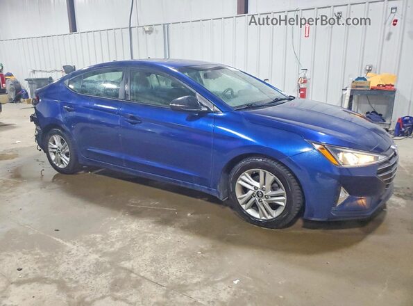 5NPD84LF9LH624646 2020 HYUNDAI ELANTRA Blue Передня права чверть