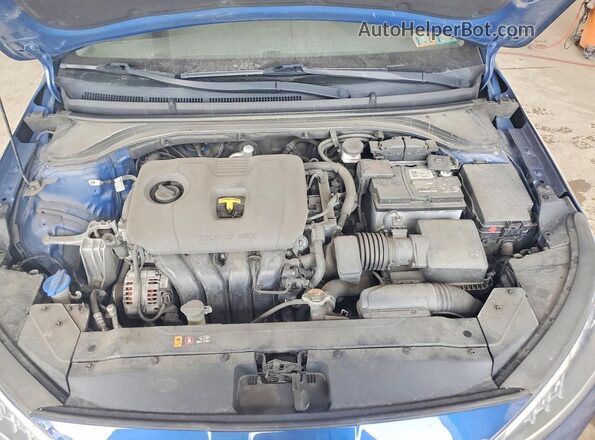 5NPD84LF9LH624646 2020 HYUNDAI ELANTRA Blue Вид задньої частини салону