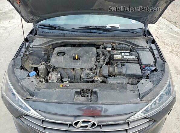 5NPD84LF9LH627093 2020 HYUNDAI ELANTRA Gray Սալոնի հետևի տեսք