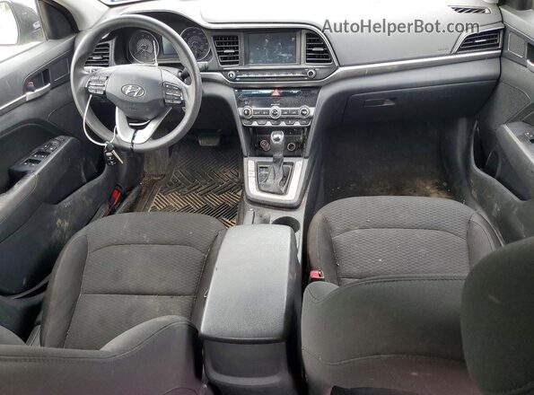 5NPD84LF9LH627093 2020 HYUNDAI ELANTRA Gray Առջևի վահանակի տեսք