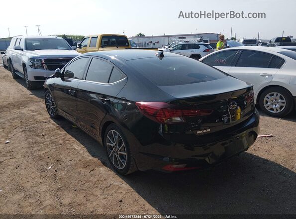 5NPD84LF9LH628244 2020 HYUNDAI ELANTRA Black Rear left