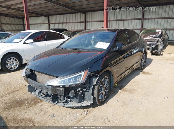 5NPD84LF9LH628244 2020 HYUNDAI ELANTRA Black Front left