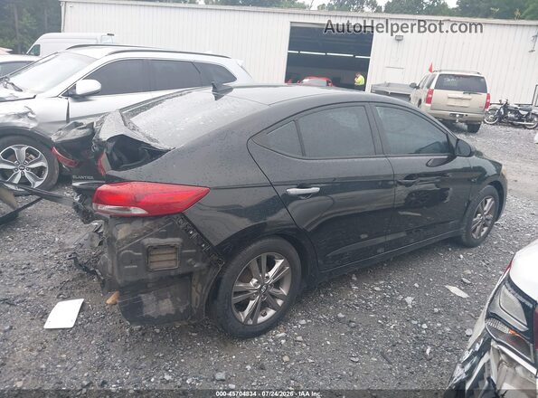 5NPD84LFXHH001446 2017 HYUNDAI ELANTRA Black Trasero derecho