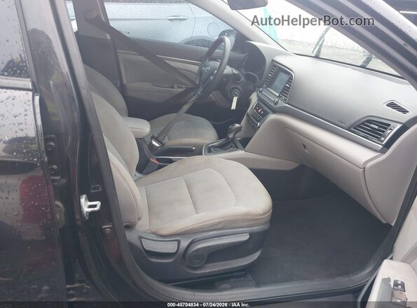 5NPD84LFXHH001446 2017 HYUNDAI ELANTRA Black Vista interior delantera
