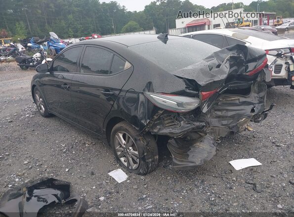 5NPD84LFXHH001446 2017 HYUNDAI ELANTRA Black Trasero izquierdo