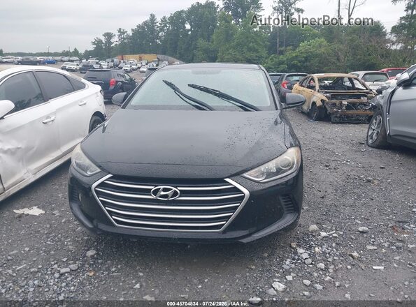 5NPD84LFXHH001446 2017 HYUNDAI ELANTRA Black Vista del cuadro de instrumentos