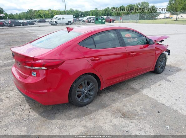 5NPD84LFXHH003987 2017 HYUNDAI ELANTRA Красный Задняя правая четверть