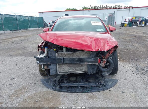 5NPD84LFXHH003987 2017 HYUNDAI ELANTRA Красный Вид щитка приборов