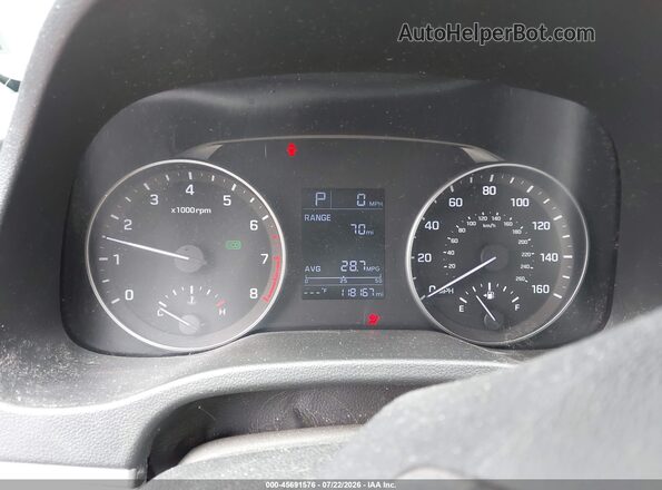 5NPD84LFXHH003987 2017 HYUNDAI ELANTRA Красный Вид задних сидений