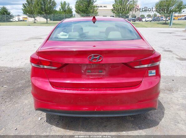5NPD84LFXHH003987 2017 HYUNDAI ELANTRA Красный 