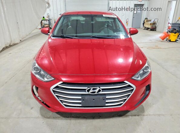 5NPD84LFXHH010731 2017 HYUNDAI ELANTRA Red Widok z przodu