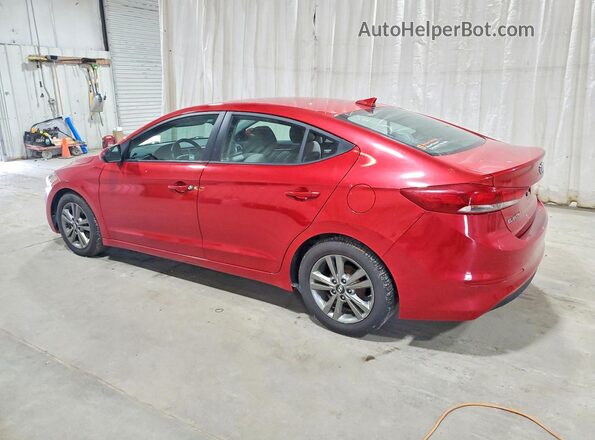 5NPD84LFXHH010731 2017 HYUNDAI ELANTRA Red Tył lewy