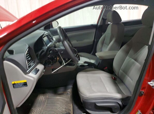 5NPD84LFXHH010731 2017 HYUNDAI ELANTRA Red Widok wnętrza z przodu