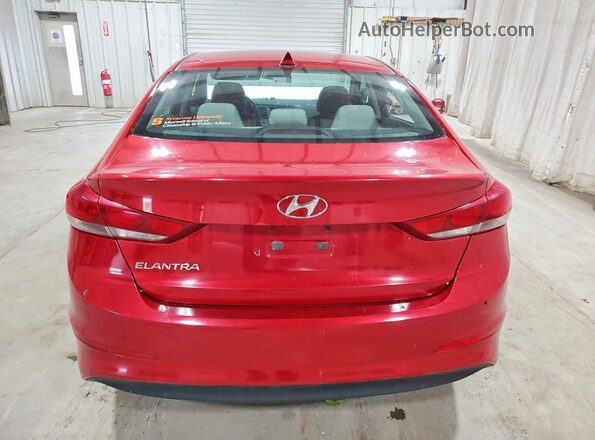 5NPD84LFXHH010731 2017 HYUNDAI ELANTRA Red Widok z tyłu