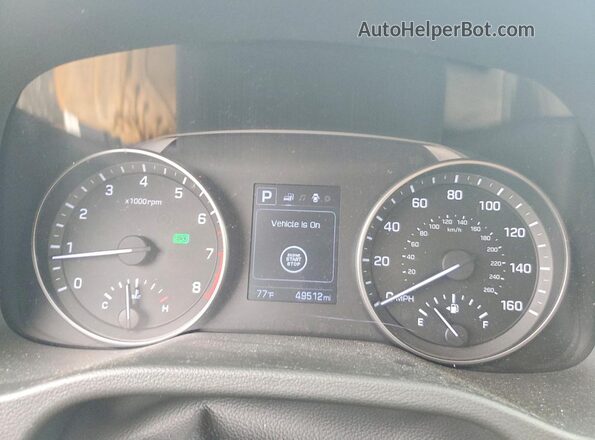 5NPD84LFXHH018232 2017 HYUNDAI ELANTRA Beige Vista del cuadro de instrumentos