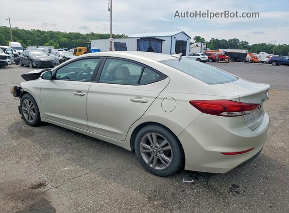 5NPD84LFXHH018232 2017 HYUNDAI ELANTRA Beige Trasero izquierdo