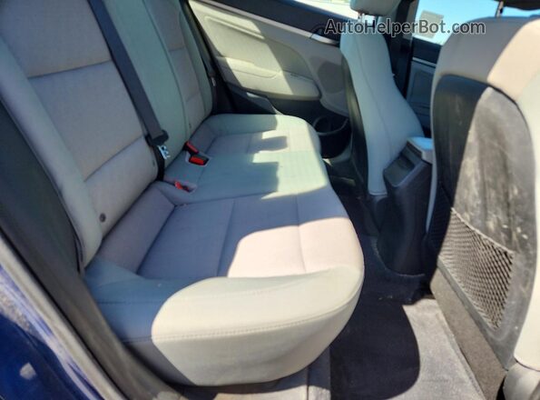 5NPD84LFXHH049173 2017 HYUNDAI ELANTRA Blue Вид задніх сидінь