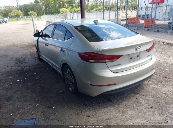5NPD84LFXHH055748 2017 HYUNDAI ELANTRA Tan Tył lewy