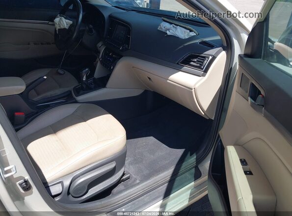 5NPD84LFXHH055748 2017 HYUNDAI ELANTRA Tan Widok wnętrza z przodu