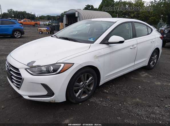 5NPD84LFXHH057113 2017 HYUNDAI ELANTRA Белый Передняя левая четверть
