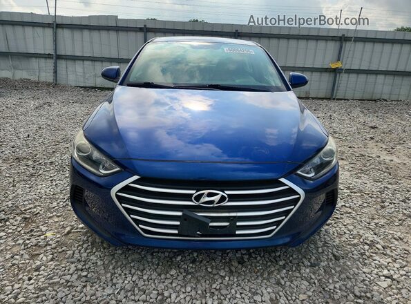 5NPD84LFXHH060979 2017 HYUNDAI ELANTRA Синий Вид спереди