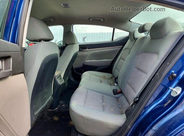 5NPD84LFXHH060979 2017 HYUNDAI ELANTRA Синий Вид задних сидений