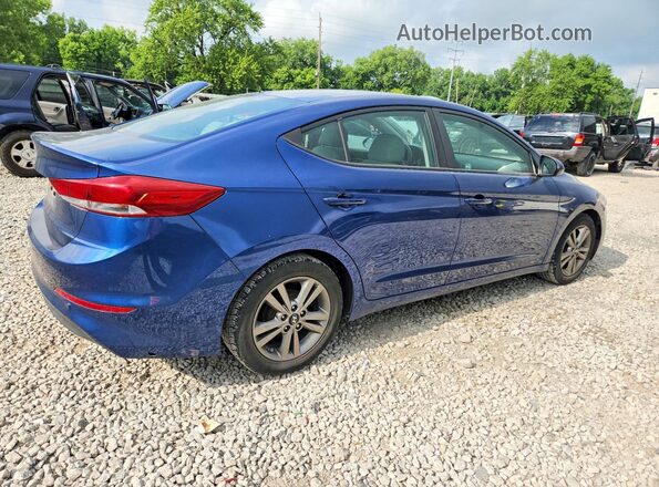 5NPD84LFXHH060979 2017 HYUNDAI ELANTRA Синий Задняя правая четверть