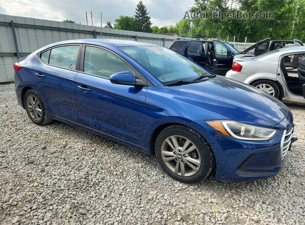 5NPD84LFXHH060979 2017 HYUNDAI ELANTRA Синий Передняя правая четверть