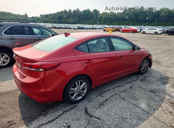 5NPD84LFXHH080617 2017 HYUNDAI ELANTRA Red Задня права чверть