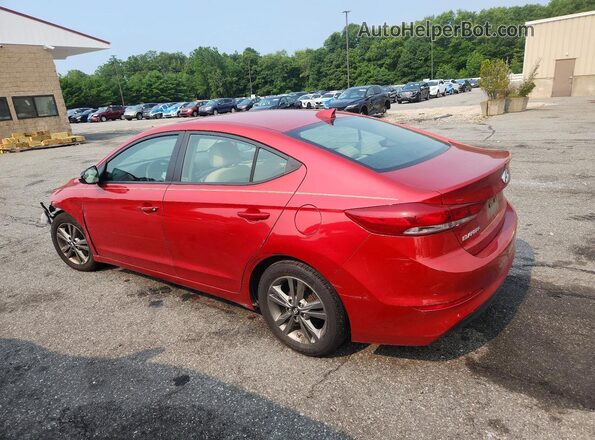 5NPD84LFXHH080617 2017 HYUNDAI ELANTRA Red Задня ліва чверть