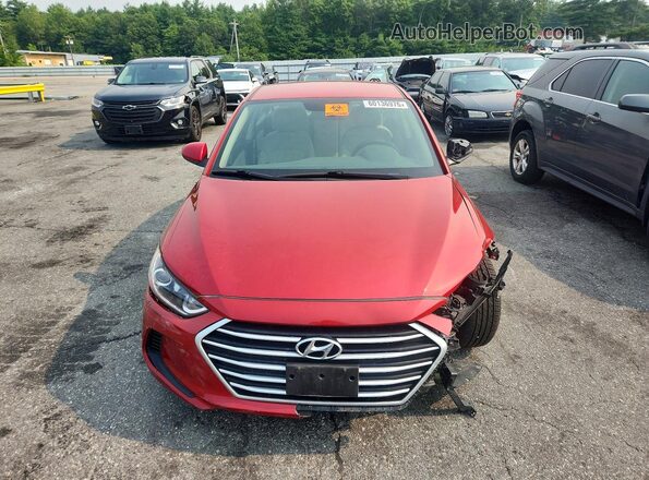5NPD84LFXHH080617 2017 HYUNDAI ELANTRA Red Вид спереду