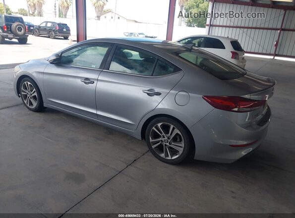 5NPD84LFXHH103815 2017 HYUNDAI ELANTRA Silver Trasero izquierdo