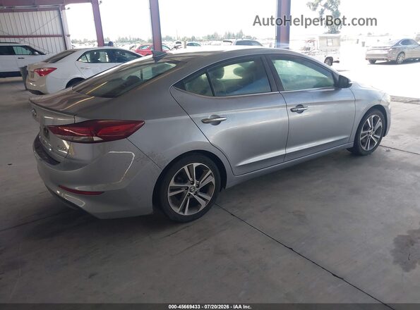 5NPD84LFXHH103815 2017 HYUNDAI ELANTRA Silver Trasero derecho