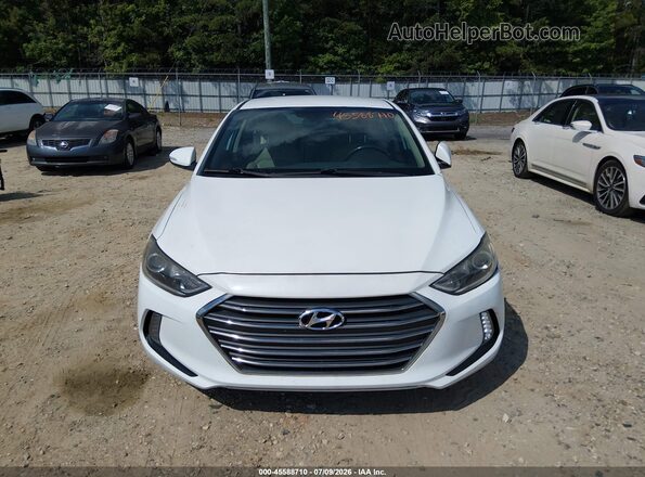 5NPD84LFXHH120520 2017 HYUNDAI ELANTRA White Вид щитка приладів