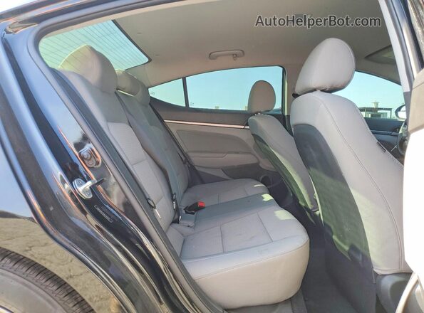5NPD84LFXHH134322 2017 HYUNDAI ELANTRA Black Rear seats view