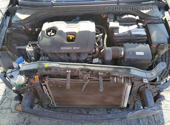 5NPD84LFXHH134322 2017 HYUNDAI ELANTRA Black Rear interior view