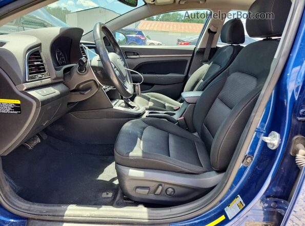 5NPD84LFXHH156241 2017 HYUNDAI ELANTRA Blue Front interior view