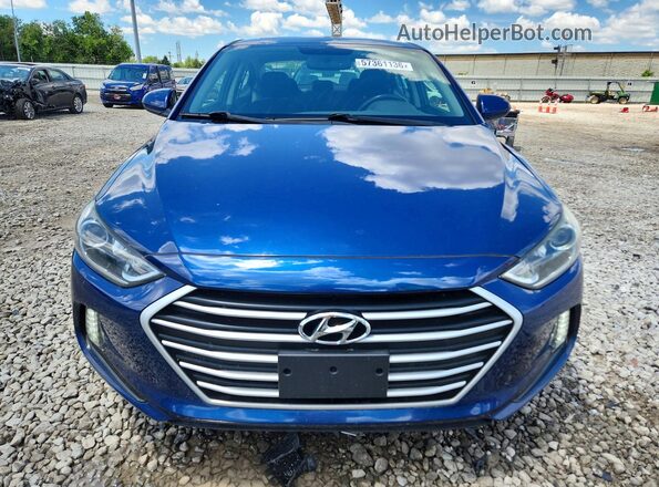 5NPD84LFXHH156241 2017 HYUNDAI ELANTRA Blue Front view