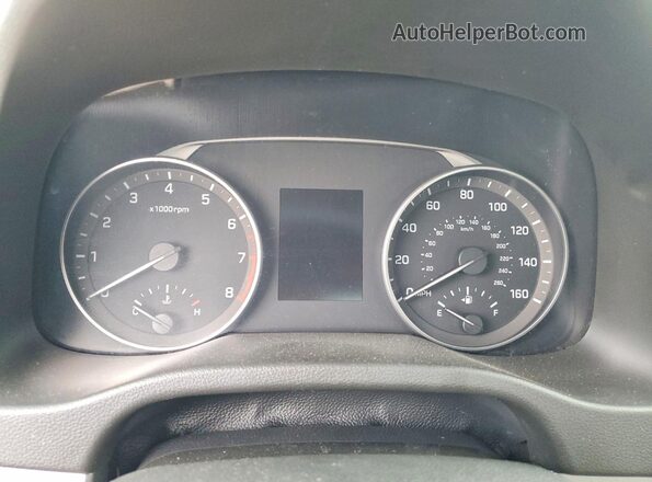 5NPD84LFXHH161312 2017 HYUNDAI ELANTRA White Вид щитка приладів