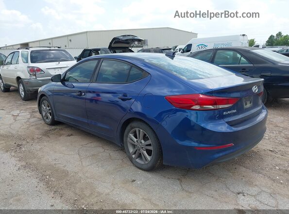 5NPD84LFXHH176392 2017 HYUNDAI ELANTRA Blue უკანა მარცხენა