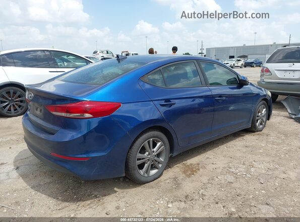 5NPD84LFXHH176392 2017 HYUNDAI ELANTRA Blue უკანა მარჯვენა