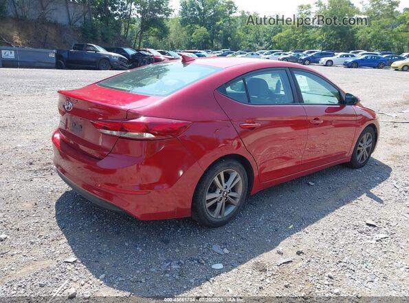 5NPD84LFXHH176473 2017 HYUNDAI ELANTRA Red Rear right