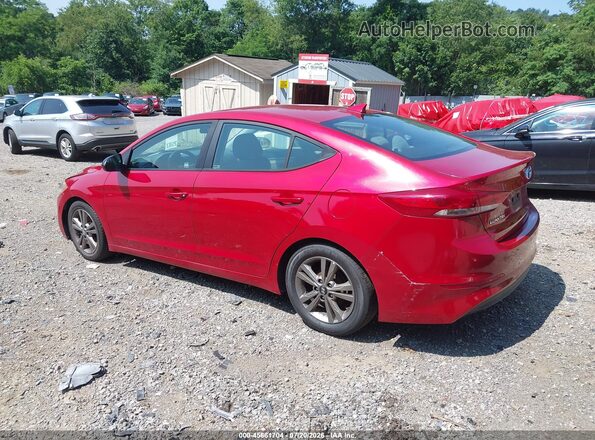 5NPD84LFXHH176473 2017 HYUNDAI ELANTRA Red Rear left