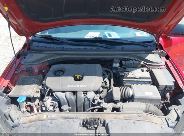 5NPD84LFXHH176473 2017 HYUNDAI ELANTRA Red Rear view