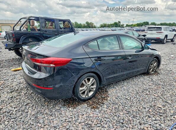 5NPD84LFXHH198182 2017 HYUNDAI ELANTRA Black Tył prawy