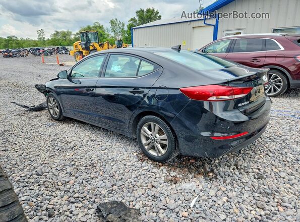 5NPD84LFXHH198182 2017 HYUNDAI ELANTRA Black Tył lewy